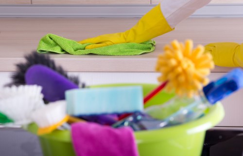 Docklands Carpetcleaning team providing professional carpet care in a modern interior