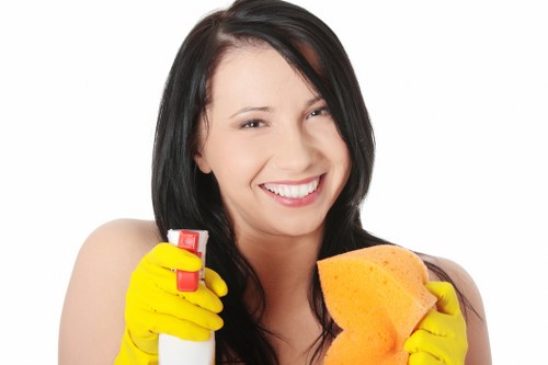 Wet floor warning and controlled work area during carpet cleaning